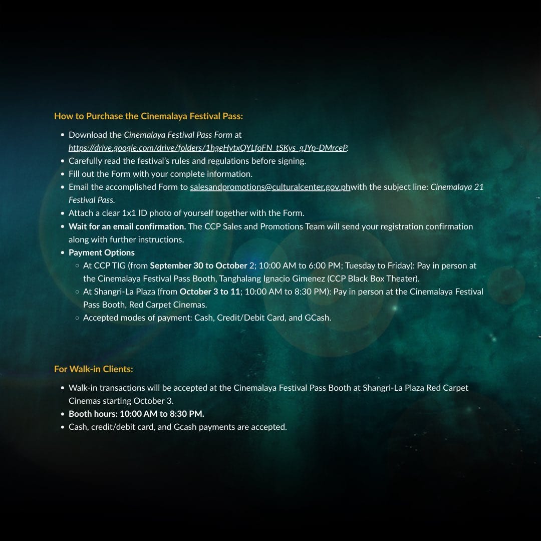 Cinemalaya 2025 sets sail in the deluge