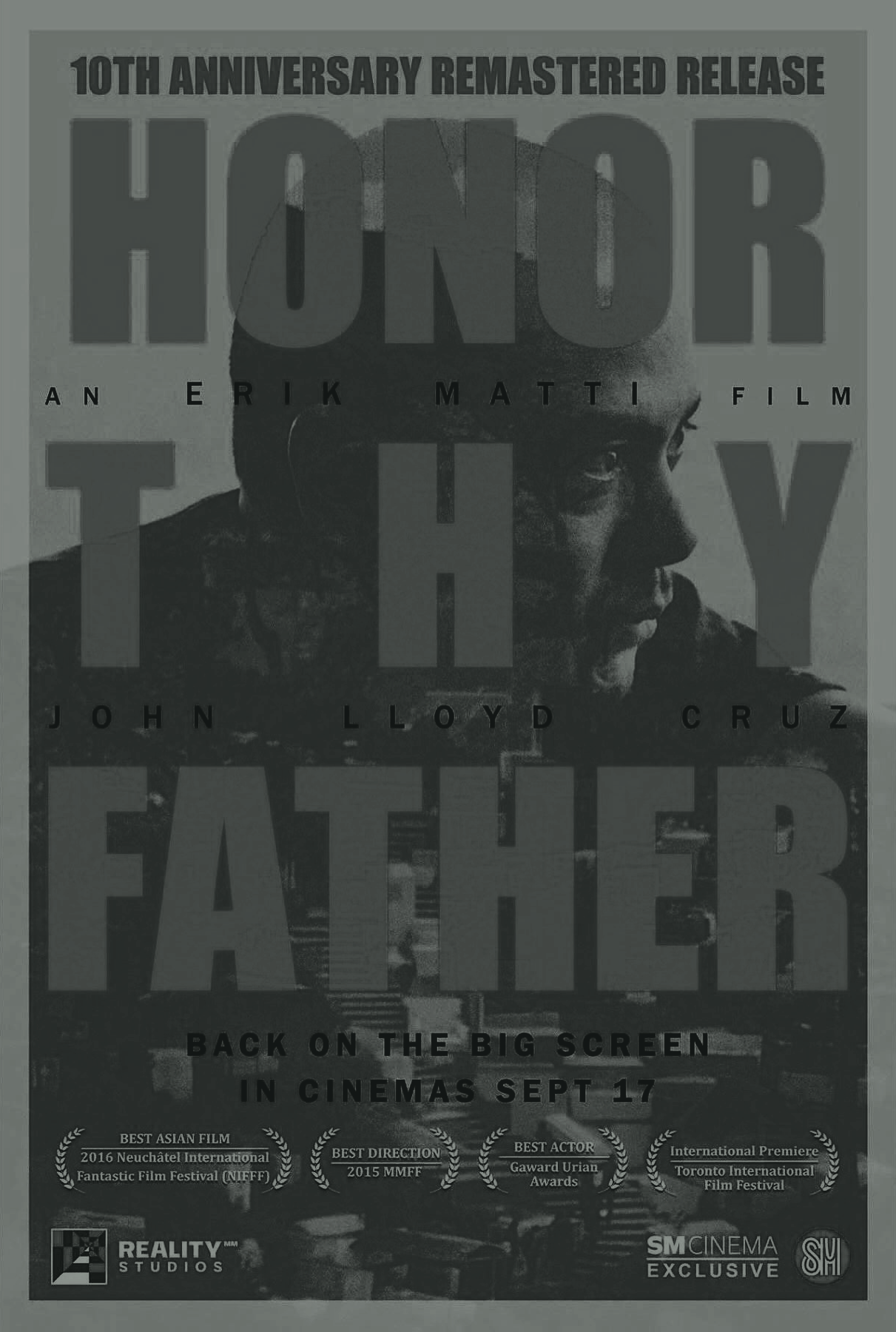 Erik Matti unveils black-and-white release of 'Honor Thy Father'